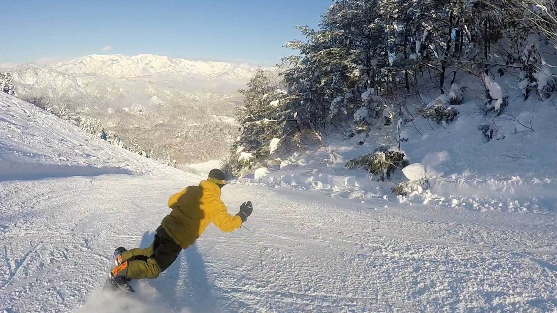 三川温泉スキー場フリココース