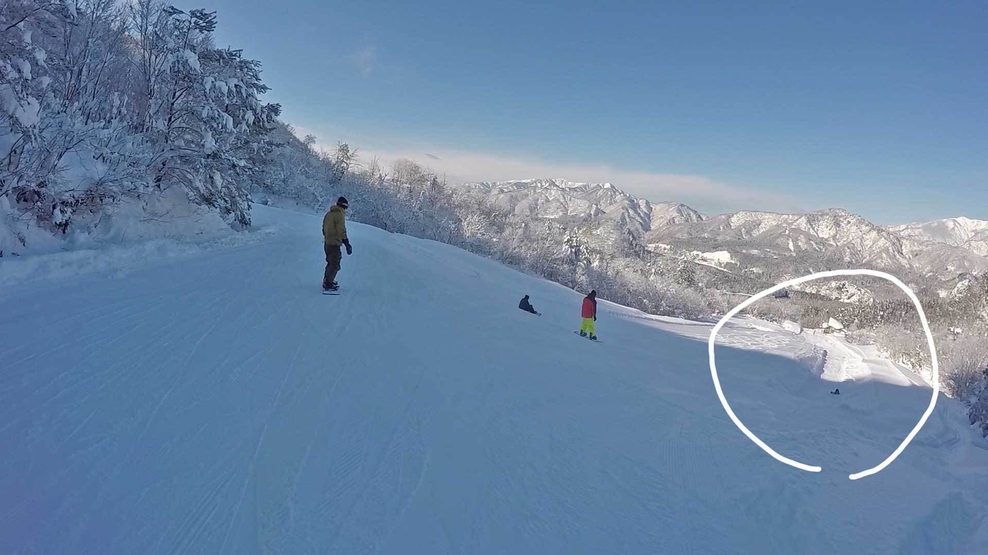 三川温泉スキー場ハーフパイプ跡
