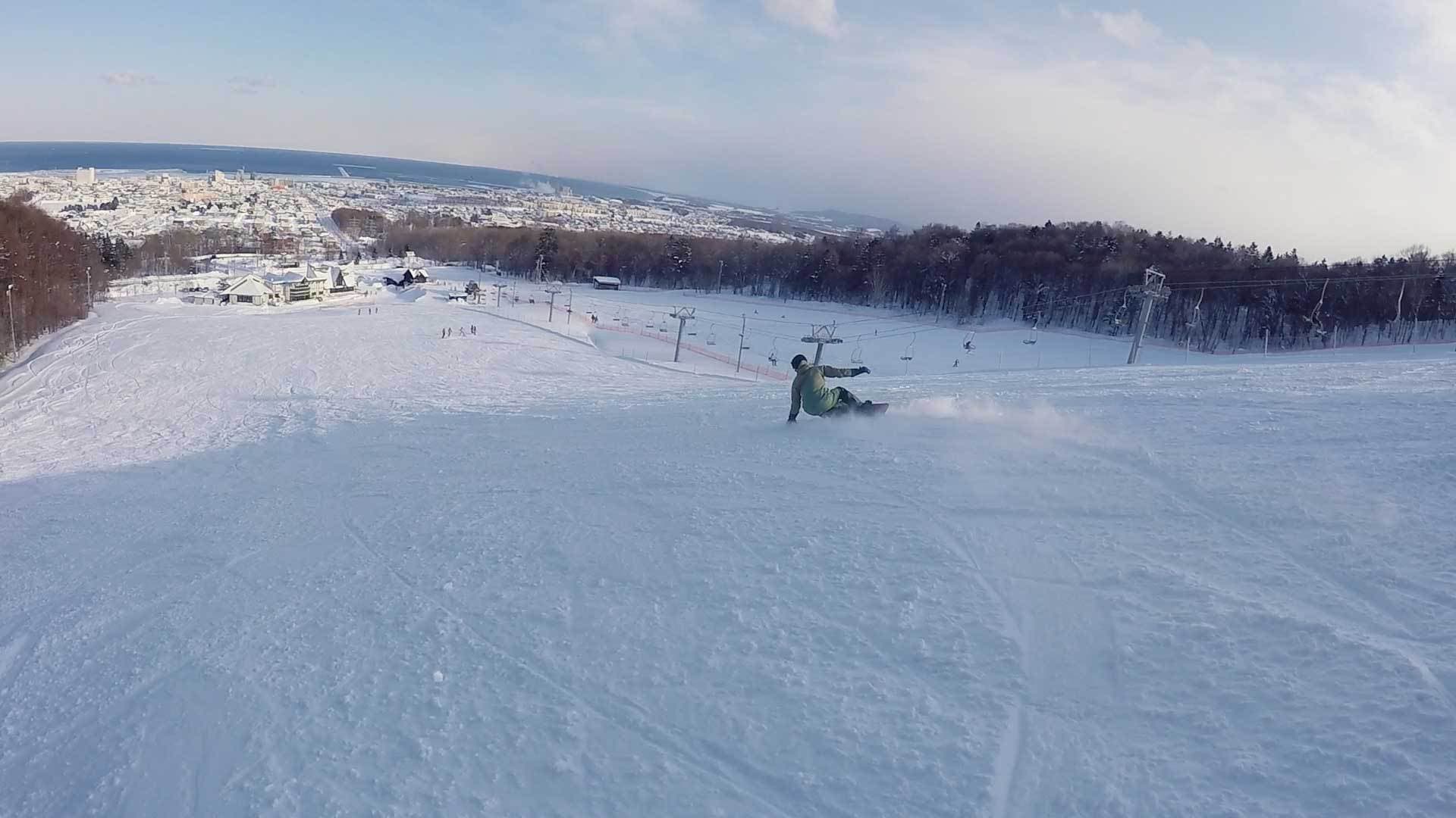 紋別市営大山スキー場第１ゲレンデAコース2