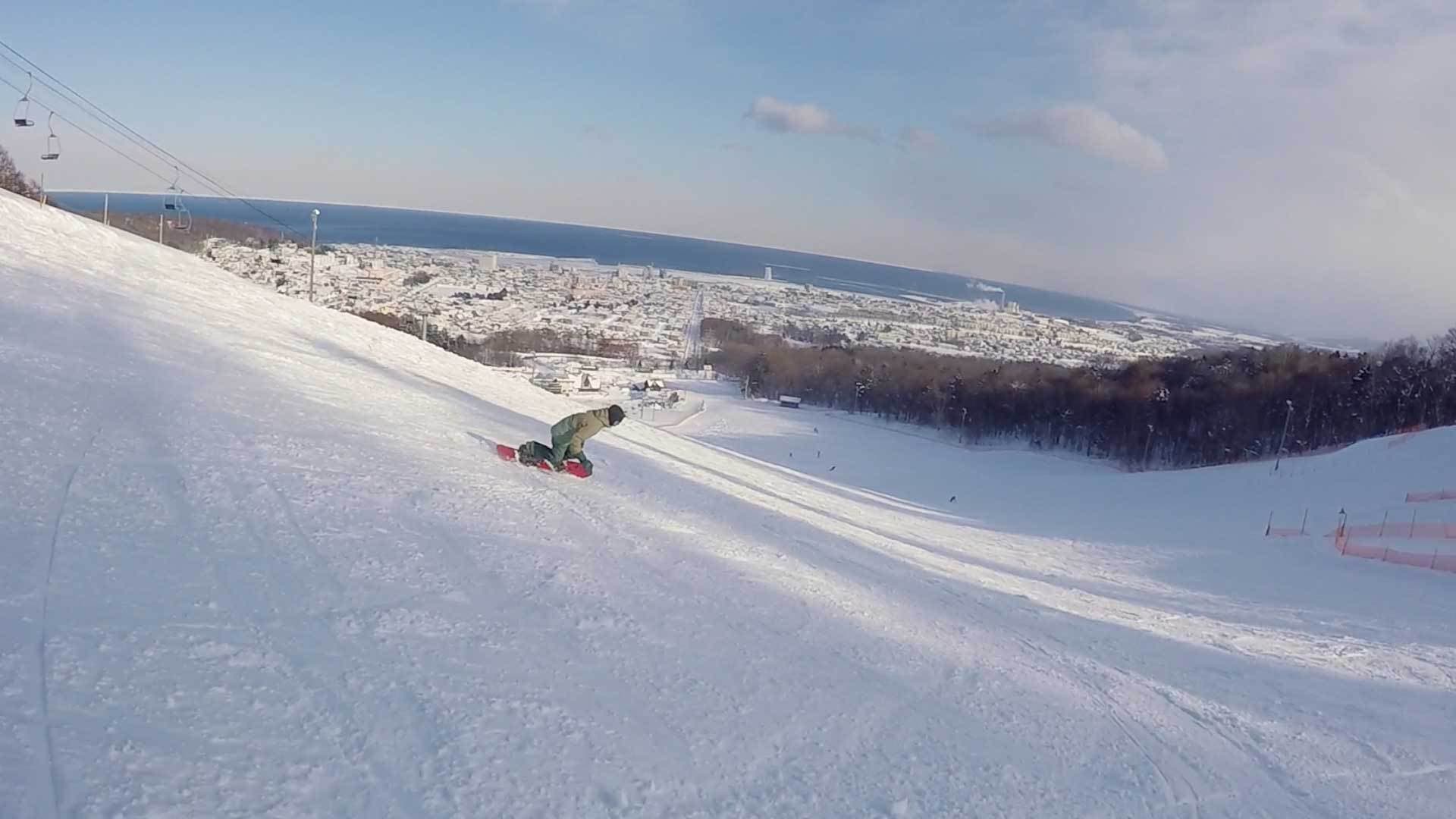 紋別市営大山スキー場第１ゲレンデBコース1