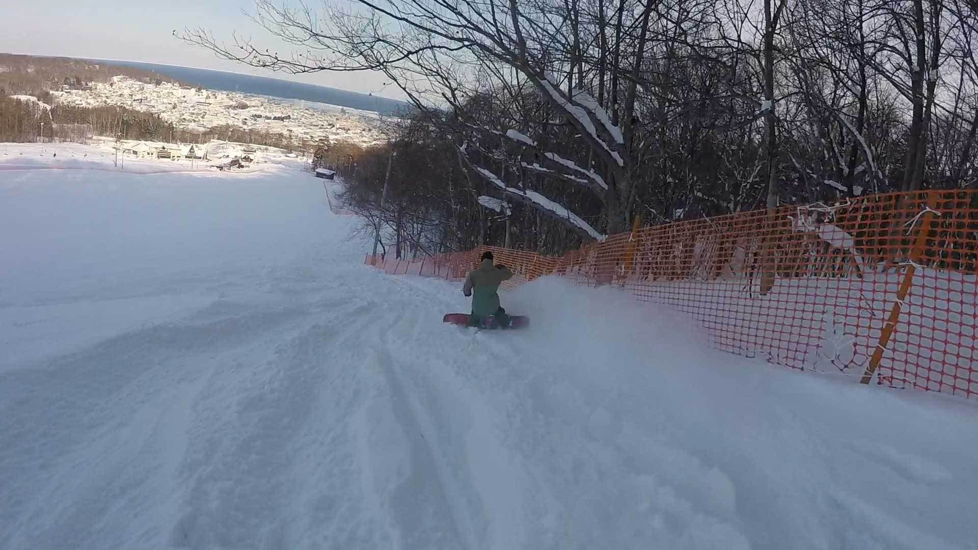 紋別市営大山スキー場第１ゲレンデBコース3
