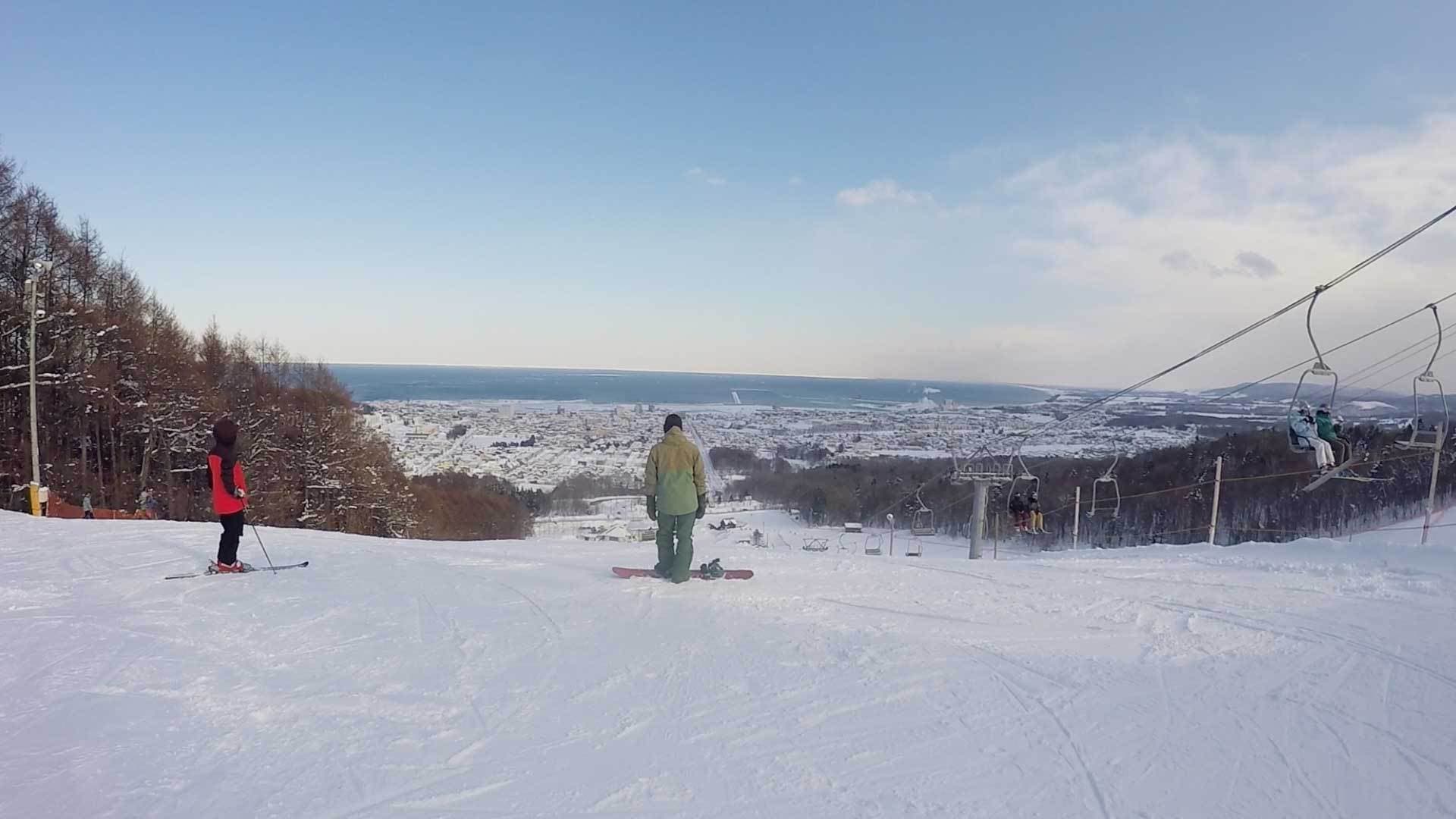 紋別市営大山スキー場景色2
