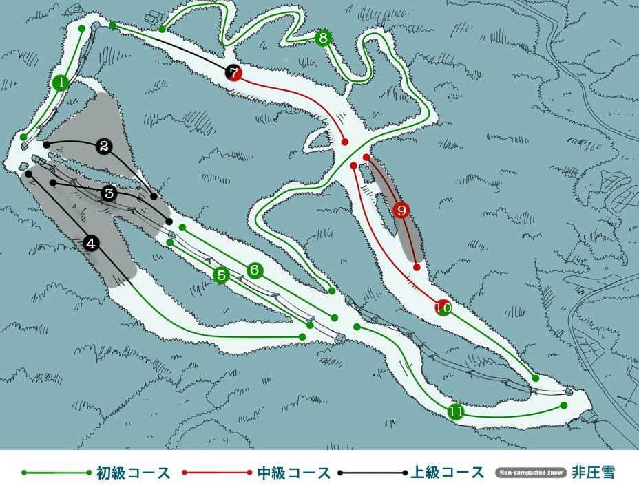 大鰐温泉スキー場MAP