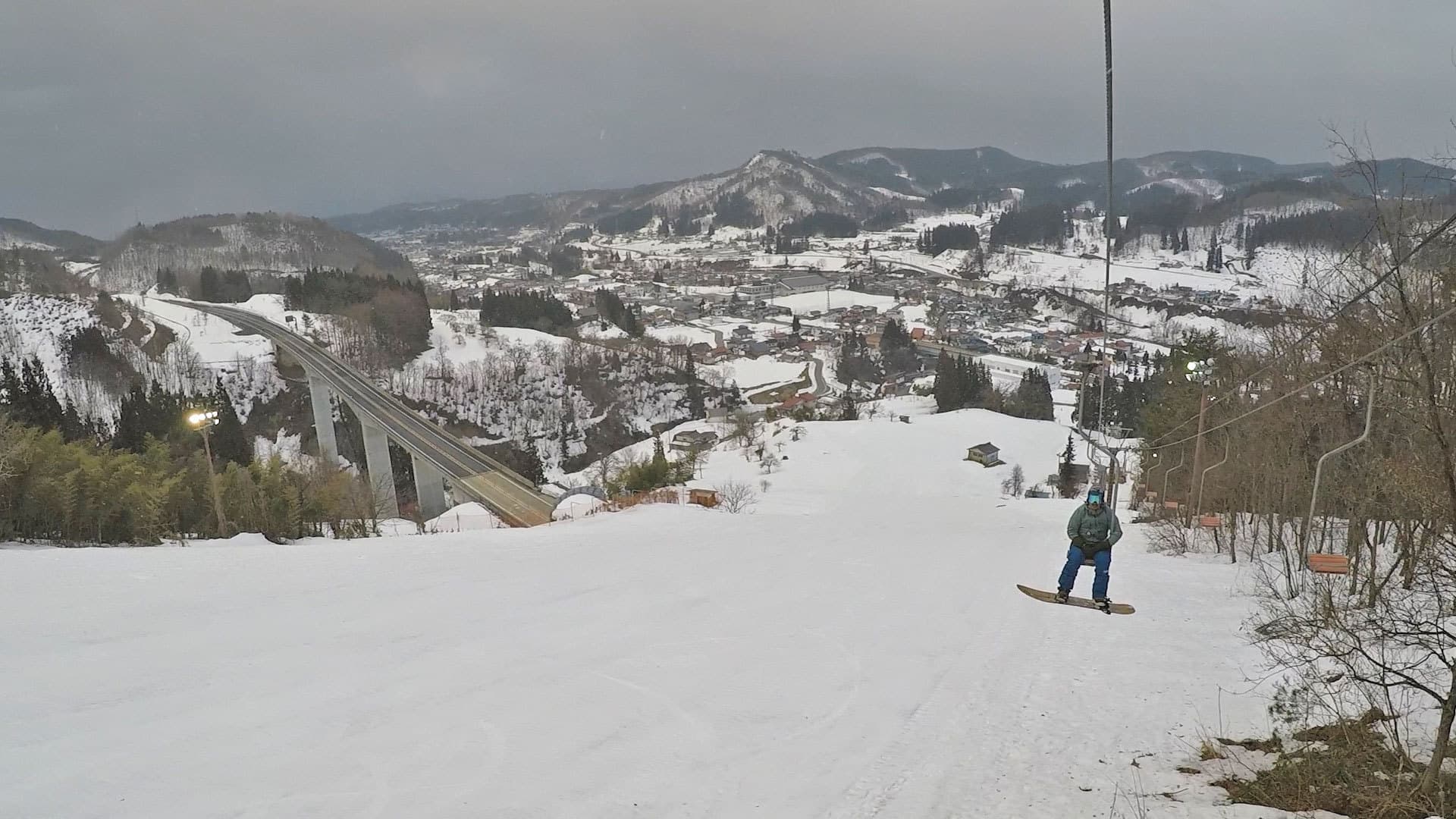 西川町民間沢スキー場 / リフト写真2
