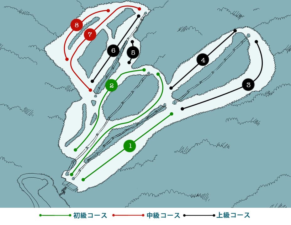 岩木山百沢スキー場MAP