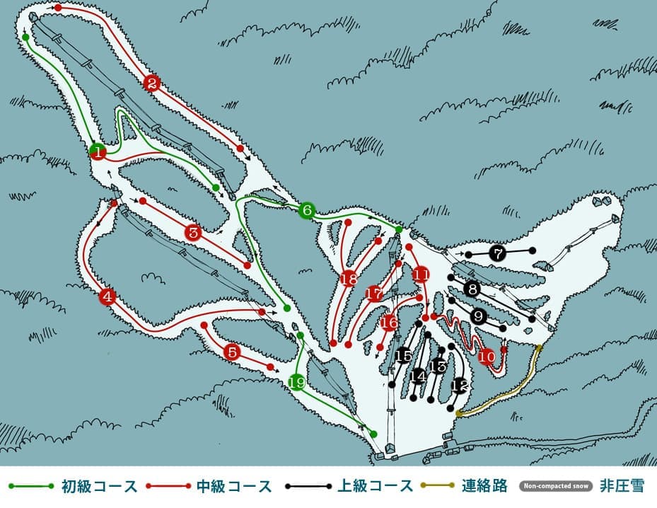 戸隠スキー場MAP