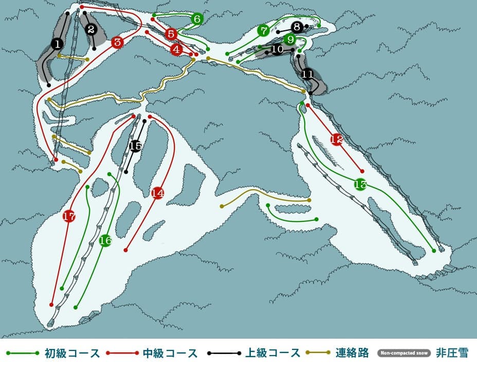 戸狩温泉スキー場MAP